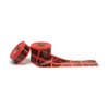 Black Swan Non-Detectable Marking Tape, Red, Electric Line 6" X 1000Ft 15445